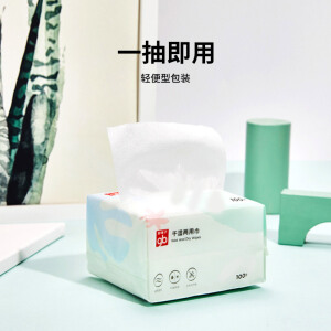 gb好孩子  婴儿柔巾 干湿两用巾  新生儿宝宝儿童 便携出行 一次性面巾洗脸巾 非湿巾纸100片*6包