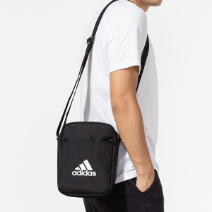 adidas阿迪达斯单肩包男女斜挎包休闲小背包运动收纳跨包潮牌时尚帆布包官网方包正品 ED6877 EC ORG